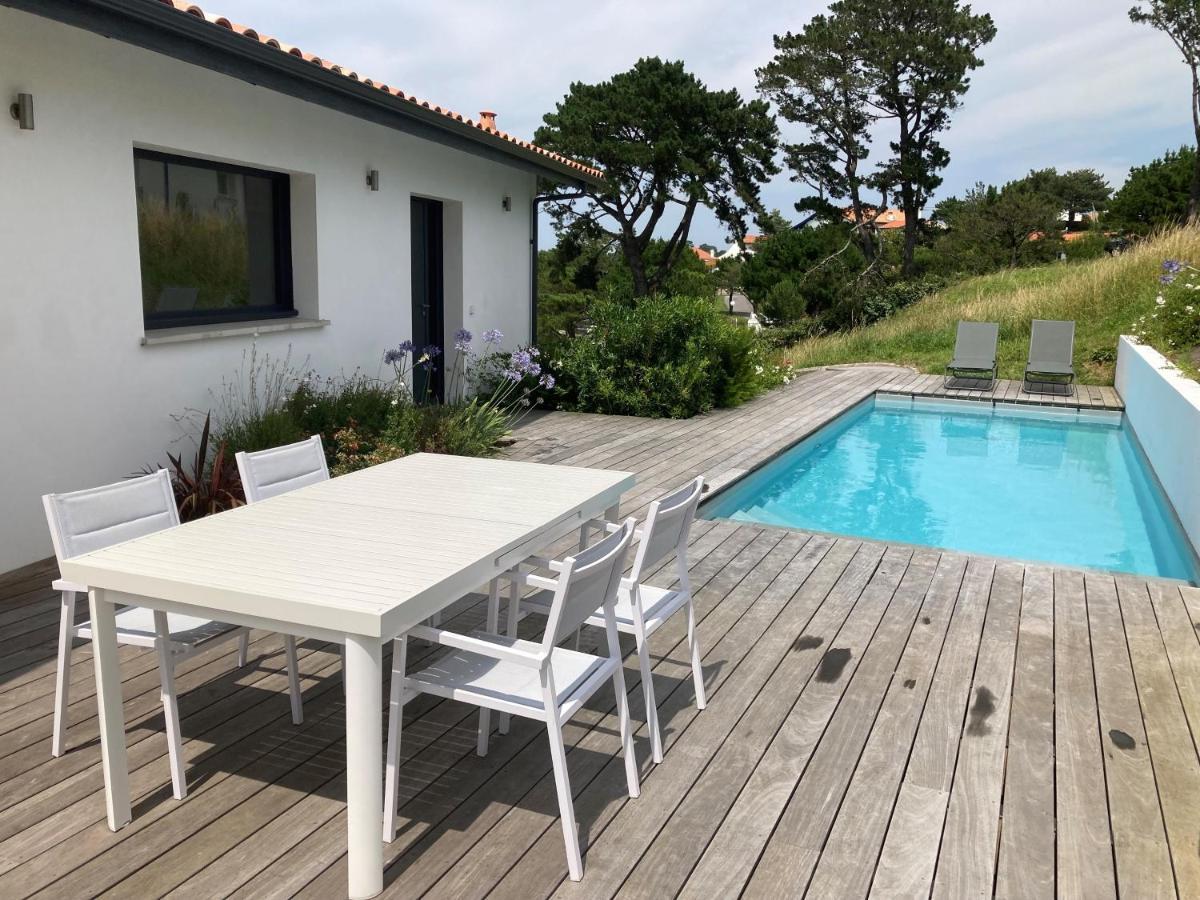 Villa Avec Piscine Privee, Vue Sur Mer Et Plage A Pied 800M Сен Жан дьо Луз Екстериор снимка